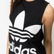 Moteriški marškinėliai ADIDAS MARŠKINĖLIAI TREFOIL MARŠKINĖLIAI ce5578 spalva juoda