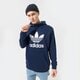 Vyriškas džemperis ADIDAS DŽEMPERIS SU GOBTUVU TREFOIL HOODY hk5298 spalva mėlyna