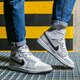 AIR JORDAN 1 MID  bq6472-015 spalva pilka