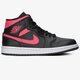 Moteriški kedai AIR JORDAN 1 MID  bq6472-004 spalva juoda