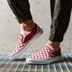 Vyriški inkariukai VANS UA CLASSIC SLIP-ON vn0a38f7vlw1 spalva tamsiai raudona