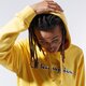 Vyriškas džemperis CHAMPION DŽEMPERIS SU GOBTUVU LOGO HOODY 215496ys001 spalva geltona