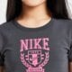 Vaikiški marškinėliai NIKE MARŠKINĖLIAI NSW TREND BABY G fv5308-060 spalva pilka