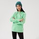 Moteriškas džemperis ADIDAS DŽEMPERIS SU GOBTUVU HOODIE h06622 spalva žalia