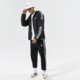 Vyriška rudeninė striukė ADIDAS STRIUKĖ PRZEJŚCIOWA 3 STRIPES WINDBREAKER h06683 spalva juoda