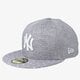 Vaikiška kepurė su snapeliu NEW ERA KEPURĖ MICRO PALM NY YANKEES BLK/WHT 80258951 spalva pilka