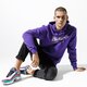 Vyriškas džemperis CONFRONT DŽEMPERIS SLOGAN PUR SWEATSHIRT cf39blm32001 spalva violetinė