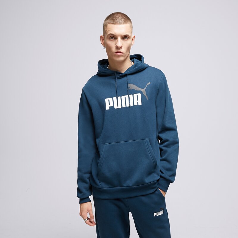 PUMA DŽEMPERIS SU GOBTUVU CORE LL HD MARINA BLUE