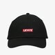 Vaikiška kepurė su snapeliu LEVI'S KEPURĖ CAP - BABY TAB LOGO d6250-0001 spalva juoda