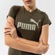 Moteriški marškinėliai PUMA MARŠKINĖLIAI ESS LOGO TEE (S) - GRAPE LEAF 58677544 spalva rusvai žalsva