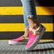 Moteriški kedai VANS UA CLASSIC SLIP-ON PLATFORM vn0a3jezwvy1 spalva rožinė