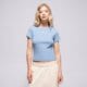 Moteriški marškinėliai NIKE MARŠKINĖLIAI W NSW RIB TGHT SS TEE hv4994-486 spalva mėlyna