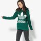 Moteriškas džemperis ADIDAS DŽEMPERIS TREFOIL HOODIE ce2412 spalva žalia
