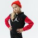 Vaikiškas džemperis JORDAN DŽEMPERIS SU GOBTUVU JUMPMAN BY NIKE HOODIE GIRL 45a761-023 spalva juoda