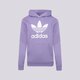 Vaikiškas džemperis ADIDAS DŽEMPERIS SU GOBTUVU TREFOIL HOODIE GIRL ib9983 spalva violetinė