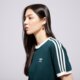 Moteriški marškinėliai ADIDAS MARŠKINĖLIAI 3 STRIPE TEE jy4855 spalva žalia