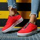 Vaikiški kedai NIKE AIR FORCE 1 LV8 3 SU20 cj4092-600 spalva raudona