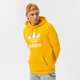 Vyriškas džemperis ADIDAS DŽEMPERIS SU GOBTUVU TREFOIL HOODY he9499 spalva geltona