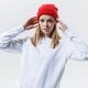Moteriškas džemperis CHAMPION DŽEMPERIS CREWNECK SWEATSHIRT 114712ww001 spalva balta