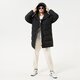 Moteriška žieminė striukė LEVI'S STRIUKĖ  ŽIEMINĖ LARKIN PUFFER MID a3287-0000 spalva juoda