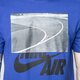 Vyriški marškinėliai NIKE MARŠKINĖLIAI AIR SPLIT COURT 778428455 spalva mėlyna