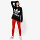 Moteriškas džemperis ADIDAS DŽEMPERIS TREFOIL HOODIE ADICOLOR ce2408 spalva juoda