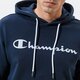 Vyriškas džemperis CHAMPION DŽEMPERIS SU GOBTUVU HOODED SWEATSHIRT 214138bs501 spalva tamsiai mėlyna