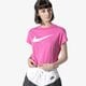 Moteriški marškinėliai NIKE MARŠKINĖLIAI W NSW SWSH MARŠKINĖLIAI CROP SS ar3064-623 spalva rožinė