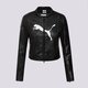 Moteriška pavasarinė striukė PUMA STRIUKĖ FUTURE.PUMA.ARCHIVE PLEATHER RACER JACKET 632170 01 spalva juoda