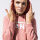 Moteriškas džemperis VANS DŽEMPERIS SU GOBTUVU CLASSIC V II HOODIE vn0a53ovzls1 spalva rožinė