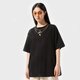 Moteriški marškinėliai JORDAN MARŠKINĖLIAI W J HER CHAIN TEE CORE do5020-010 spalva juoda