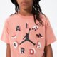 Vaikiški marškinėliai JORDAN MARŠKINĖLIAI AIR JORDAN ROUND UP TEE GIRL 45b536-r1o spalva rožinė
