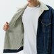 Vyriška rudeninė striukė LEVI'S STRIUKĖ VTG FIT SHERPA TRUCKER 791290013 spalva mėlyna
