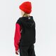 Vaikiškas džemperis JORDAN DŽEMPERIS SU GOBTUVU JUMPMAN BY NIKE HOODIE GIRL 45a761-023 spalva juoda