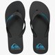 Vyriškos šlepetės QUIKSILVER WAVE SOUNDS JAVA 17 aqyl100854-xkbk spalva juoda