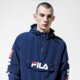 Vyriška rudeninė striukė FILA STRIUKĖ LADISLAUS WOVEN ANORAK 687276170 spalva tamsiai mėlyna