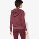 Moteriškas džemperis NIKE DŽEMPERIS GYM VNTG HOODIE FZ 726057681 spalva tamsiai raudona