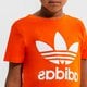 Vaikiški marškinėliai ADIDAS MARŠKINĖLIAI TREFOIL TEE BOY hk0261 spalva oranžinė