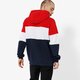 Vyriškas džemperis FILA DŽEMPERIS NIGHT BLOCKED HOODIE 687001g06 spalva tamsiai mėlyna