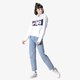 Moteriškas džemperis FILA DŽEMPERIS LORI HOODIE SWEAT 687042i98 spalva balta