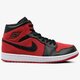 Vyriški kedai AIR JORDAN 1 MID 554724-610 spalva raudona