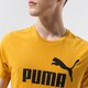Vyriški marškinėliai PUMA MARŠKINĖLIAI ESS LOGO   TEE (S) - MINERAL YELLOW 58666737 spalva geltona
