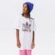 Vaikiški marškinėliai ADIDAS MARŠKINĖLIAI LOVEUNI TREF T GIRL hg3898 spalva balta