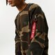 Vyriškas džemperis ALPHA INDUSTRIES DŽEMPERIS X - FIT SWEAT CAMO 158320c-408 spalva daugiaspalvė