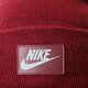 Vaikiška kepurė NIKE KEPURĖ  ŽIEMINĖ U NSW CUFFED BEANIE FUT FLASH da2021-638 spalva tamsiai raudona