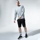 Vyriškas džemperis CHAMPION DŽEMPERIS BASIC CREWNECK 215493em006 spalva pilka