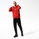 Vyriškas džemperis CONFRONT DŽEMPERIS SU GOBTUVU CITY RED HOODY  cf39blm36002 spalva raudona