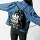 Moteriškas sportinis maišelis ADIDAS MAIŠAS GYMSACK ed5887 spalva daugiaspalvė