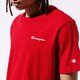 Vyriški marškinėliai CHAMPION MARŠKINĖLIAI BASIC TEE 214534rs001 spalva raudona