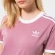 Moteriški marškinėliai ADIDAS MARŠKINĖLIAI 3 STRIPES TEE hb9485 spalva rožinė